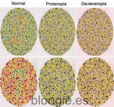 How colorblind people see with protanopia and deuteranopia